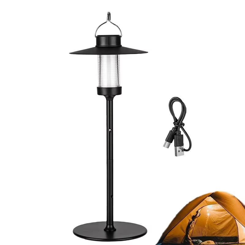 Camping Lantern LED Outdoor Light Waterproof Camping Light Portable Lantern USB Rechargeable Flashlight for Hiking BBQ Camping