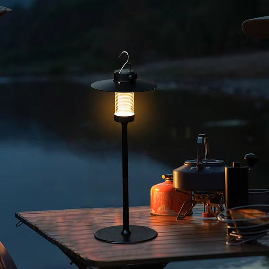 Camping Lantern LED Outdoor Light Waterproof Camping Light Portable Lantern USB Rechargeable Flashlight for Hiking BBQ Camping