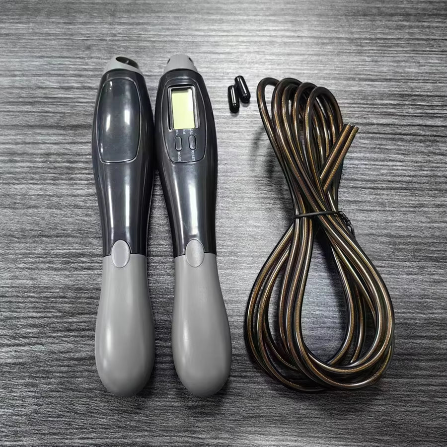 1 Set of Steel Wire Rope Counting Skipping Rope Sports Equipment Adult Student Exam Skipping Rope