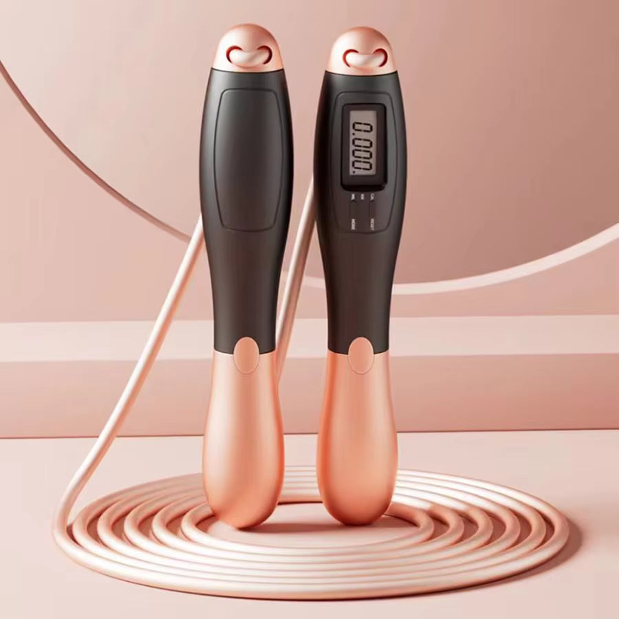 1 Set of Steel Wire Rope Counting Skipping Rope Sports Equipment Adult Student Exam Skipping Rope